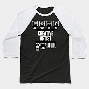 CREATIVE ARTIST Baseball T-Shirt